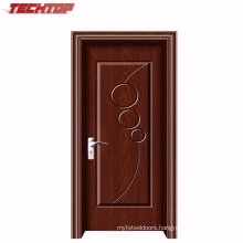 Tpw-001b Cheap PVC Door Materials Interior Wooden Door
